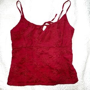 Abercrombie and Fitch Red tank top